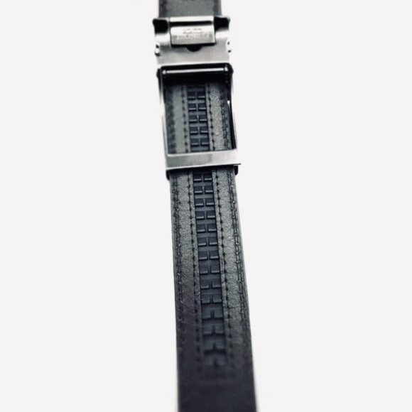 COMFORT CLICK Men's NWOT Adjustable Black Ratchet Belt - Picture 4 of 9